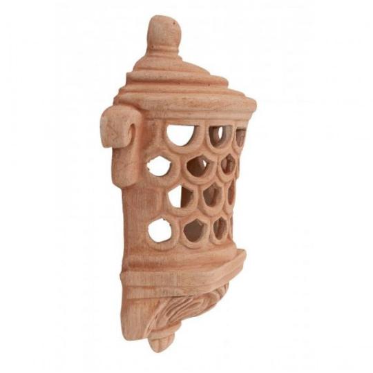 cotto keramia terrakotta  kerti  agyag tegla kertepites  fagyallo toszkana toscan handmade kezzel keszult kezmuves mediterran falilampa akaszthato diszes.jpg
